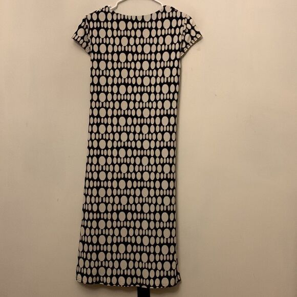 Jessica Howard black white tie waist dress Size 12 Tall NWT - Picture 6 of 8